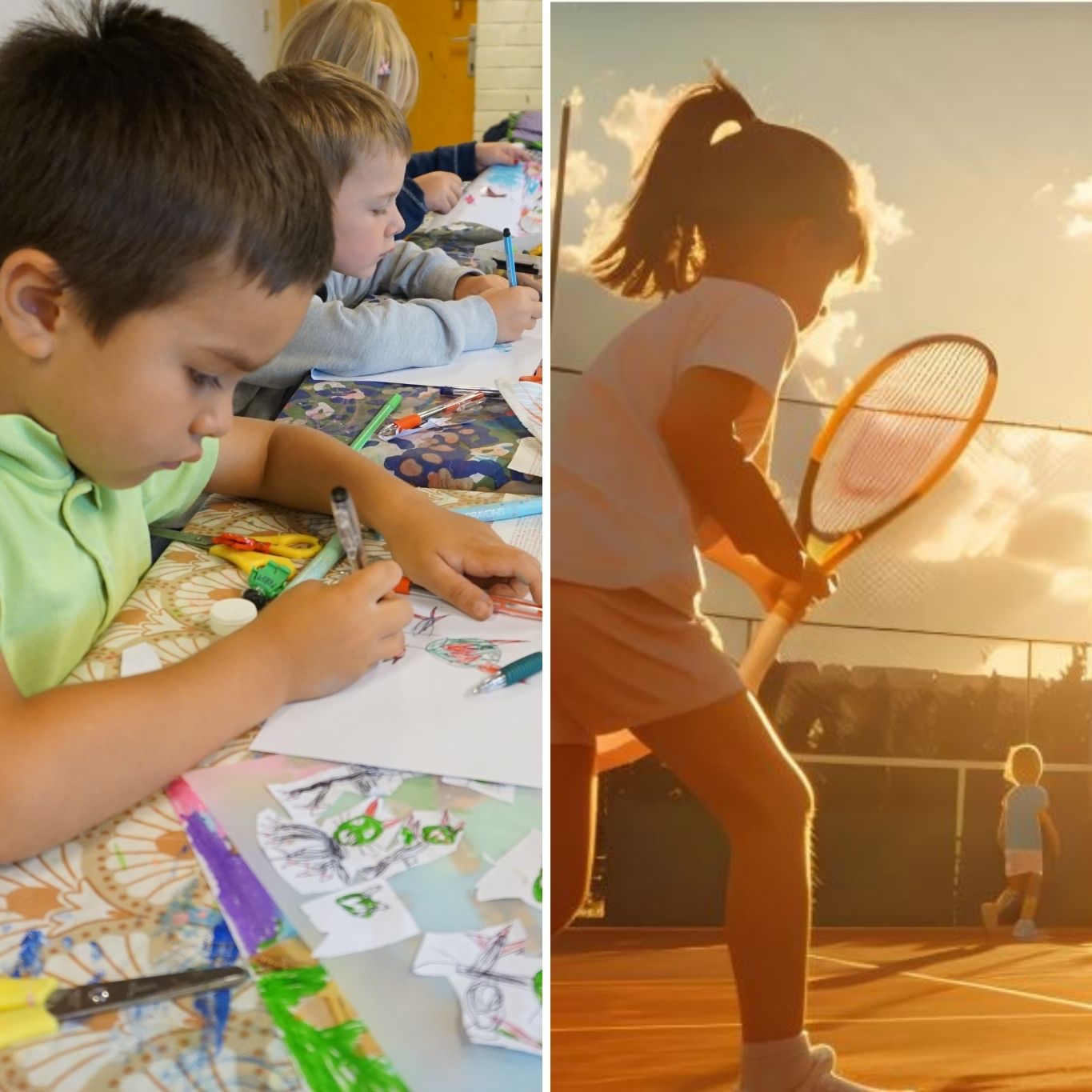 Stage 5-7 : Pinceaux et raquettes