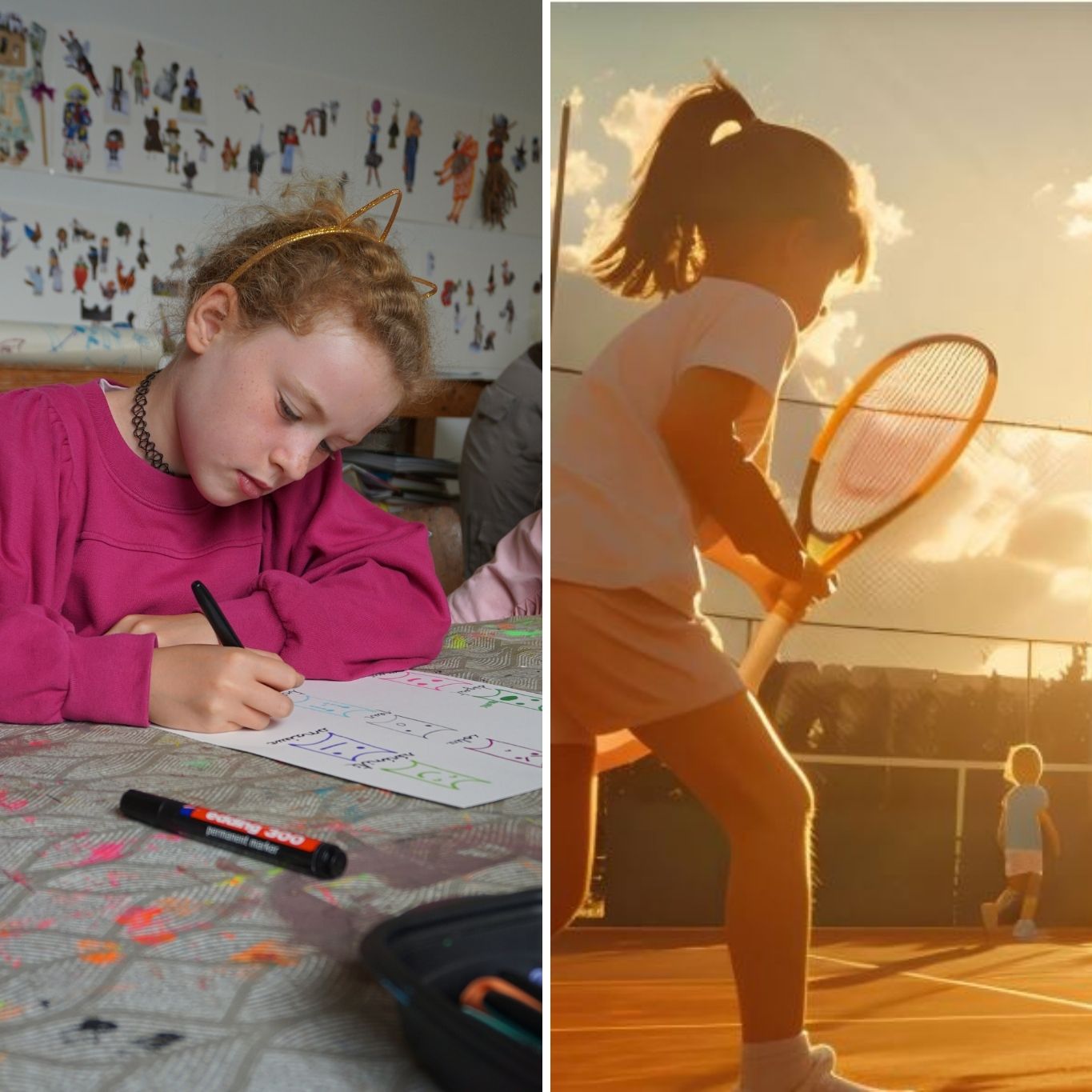 Stage 8-12 : Pinceaux et raquettes